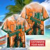 Miami Hurricanes Hawaii Shirt Custom Name Sports Team Beach Shirt