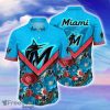 Miami Marlins MLB Flower Hawaiian Shirt For Men Women Best Gift For Real Fans