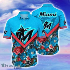 Miami Marlins MLB Flower Hawaiian Shirt For Men Women Best Gift For Real Fans