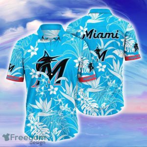 Miami Marlins MLB Flower Hawaiian Shirt For Men Women Impressive Gift For Fans