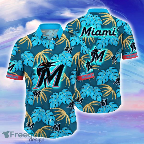 Miami Marlins MLB Flower Hawaiian Shirt Impressive Gift For Fans