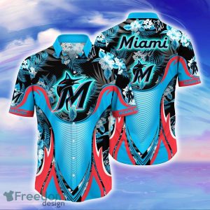 Miami Marlins MLB Flower Hawaiian Shirt Impressive Gift For Men Women Fans