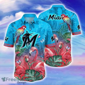 Miami Marlins MLB Flower Hawaiian Shirt Unique Gift For Men Women Fans