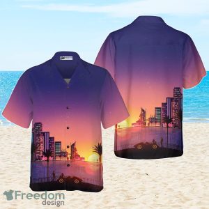 Miami Sunset Hawaiian Shirt Best Gift For Men And Women