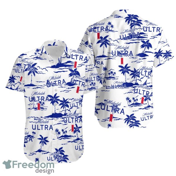 Michelob Ultra Hawaiian Beach Pattern Shirt