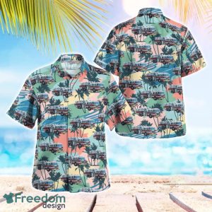 Michigan City of Saginaw Fire Department Hawaiian Shirt Summer Beach Gift