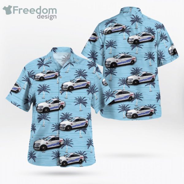 Michigan Detroit Police Department 2017 Ford Police Interceptor Hawaiian Shirt