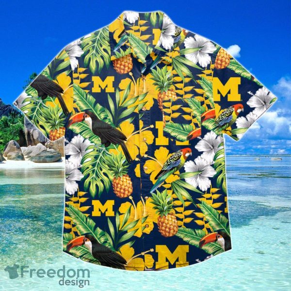 Michigan Wolverines NCAA Hawaiian Shirt Special Gift For Fans