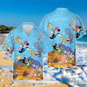 Mickey And Friends Family Vacation Holiday Hawaiian Tshirt