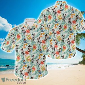 Mickey Minnie Donald Duck Hawaiian Shirt