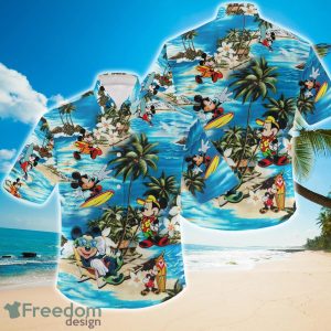 Mickey Mouse Disney Hawaiian Shirt Summer Beach Trip Family