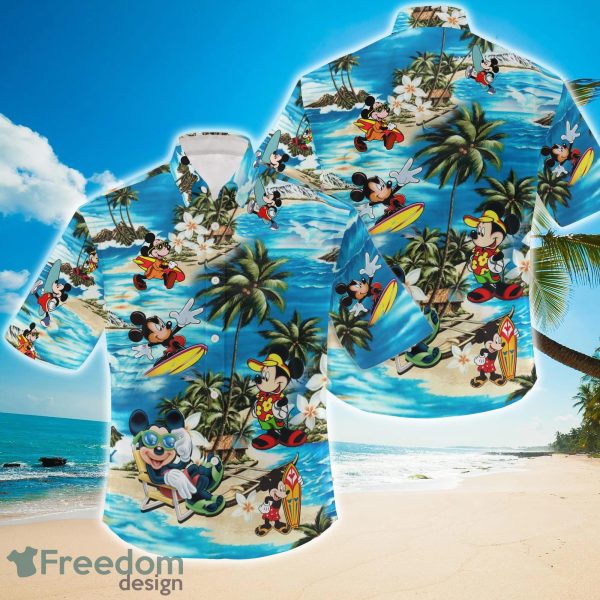 Mickey Mouse Disney Hawaiian Shirt Summer Beach Trip Family