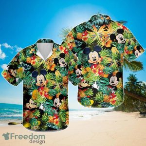 Mickey Mouse Pineapple Fruit Tropical Hawaiian Shirt