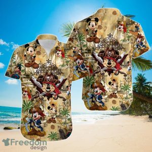 Mickey Mouse Pirate Hawaiian Shirt