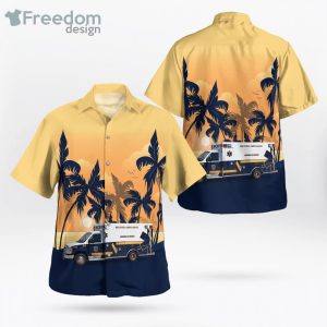 Milford New Hampshire Milford Ambulance Service Hawaiian Shirt