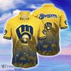 Milwaukee Brewers MLB Flower Hawaiian Shirt Best Gift For Fans