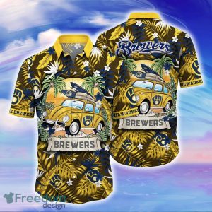 Milwaukee Brewers MLB Flower Hawaiian Shirt For Men Women Unique Gift For Fans