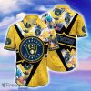 Milwaukee Brewers MLB Flower Hawaiian Shirt Gift For Men Women Fans