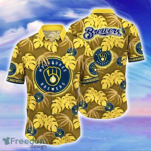 Milwaukee Brewers MLB Flower Hawaiian Shirt Impressive Gift For Fans