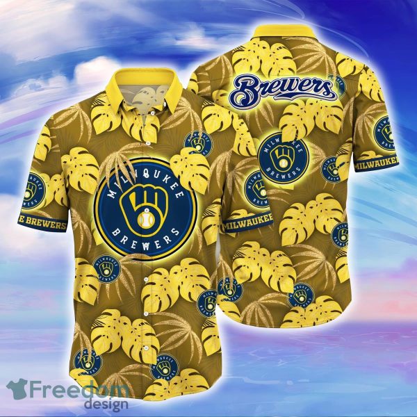 Milwaukee Brewers MLB Flower Hawaiian Shirt Impressive Gift For Fans