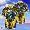 Milwaukee Brewers MLB Flower Hawaiian Shirt Special Gift For Men Women  Fans