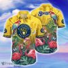 Milwaukee Brewers MLB Flower Hawaiian Shirt Unique Gift For Men Women Fans