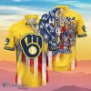 Milwaukee Brewers MLB Hawaiian Shirt 4th Of July Independence Day Best Gift For Men And Women Fans