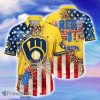 Milwaukee Brewers MLB Hawaiian Shirt Independence Day Shirt For Fans
