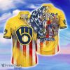 Milwaukee Brewers MLB Hawaiian Shirt Independence Day Shirt For Men Women