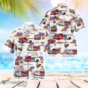 Milwaukee Fire Department 3D Summer Aloha Hawaiian Shirt