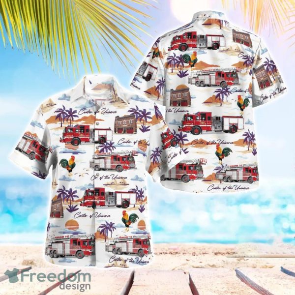 Milwaukee Fire Department 3D Summer Aloha Hawaiian Shirt