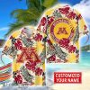 Minnesota Golden Gophers Aloha Hawaiian Shirt Custom Name Summer Gift Holiday Team Shirt