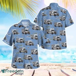 Minnesota Hennepin County Medical Center EMS Tropical 3D Hawaiian Shirt Gift For Summer