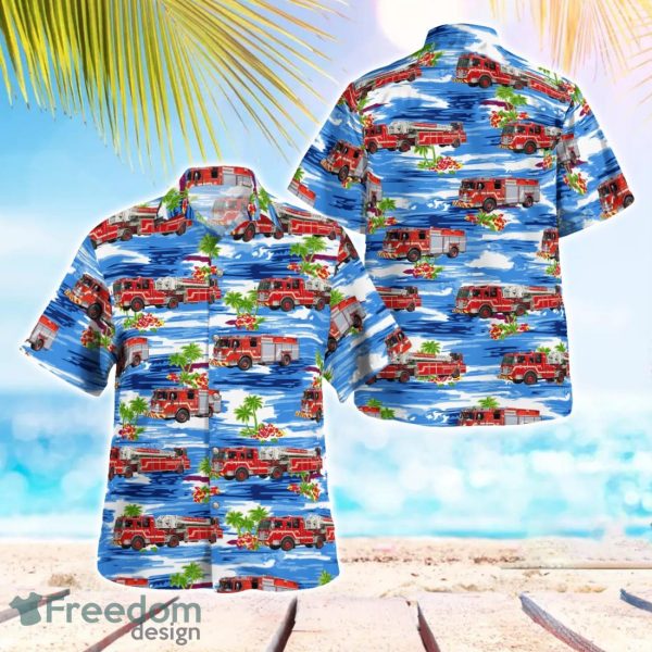 Minnesota Minneapolis Fire Department Beach Hawaiian Shirt