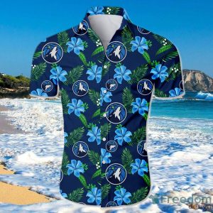 Minnesota Timberwolves Hawaiian Shirt For Men And Women Small Flowers