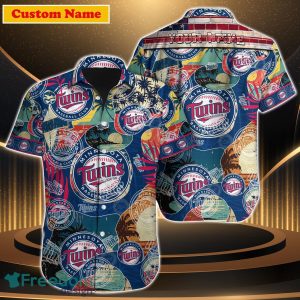 Minnesota Twins MLB Custom Name Hawaiian Shirt For Men Women Special Gift For Fan