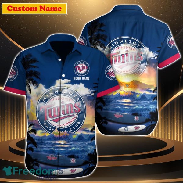 Minnesota Twins MLB Custom Name Hawaiian Shirt Great Gift For Men Women Fans
