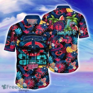 Minnesota Twins MLB Flower Hawaiian Shirt For Men Women Great Gift For Fans