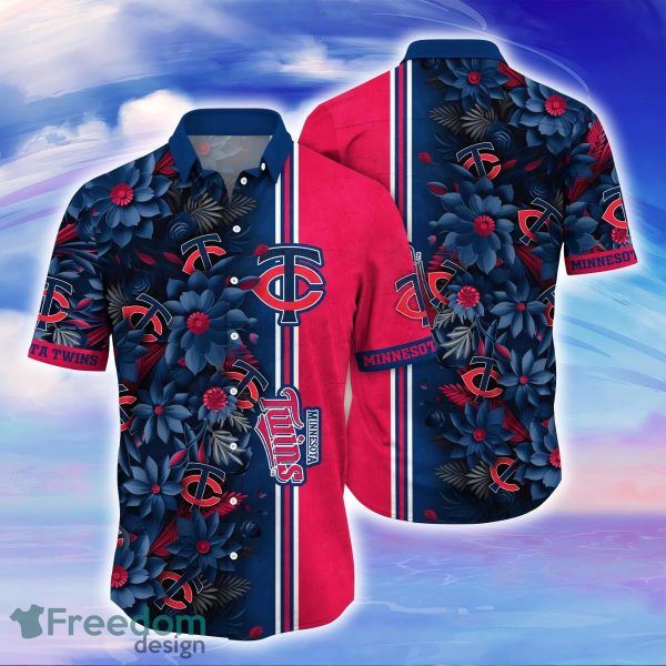 Minnesota Twins MLB Flower Hawaiian Shirt For Men Women Great Gift For Real Fans