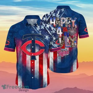 Minnesota Twins MLB Hawaiian Shirt 4th Of July Independence Day Best Gift For Men And Women Fans
