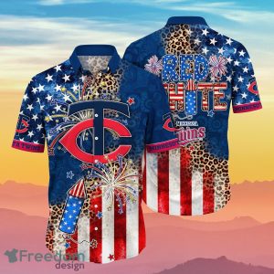 Minnesota Twins MLB Hawaiian Shirt 4th Of July Independence Day Ideal Gift For Men And Women Fans
