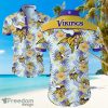 Minnesota Vikings Logo Light Shirt Hawaiian Summer Beach Shirt Full Print