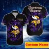 Minnesota Vikings NFL Custom Name Hawaiian Shirt For Men And Women Great Gift For Real Fans