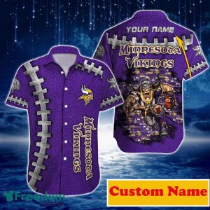 Minnesota Vikings NFL Custom Name Hawaiian Shirt For Men And Women Special Gift For Real Fans