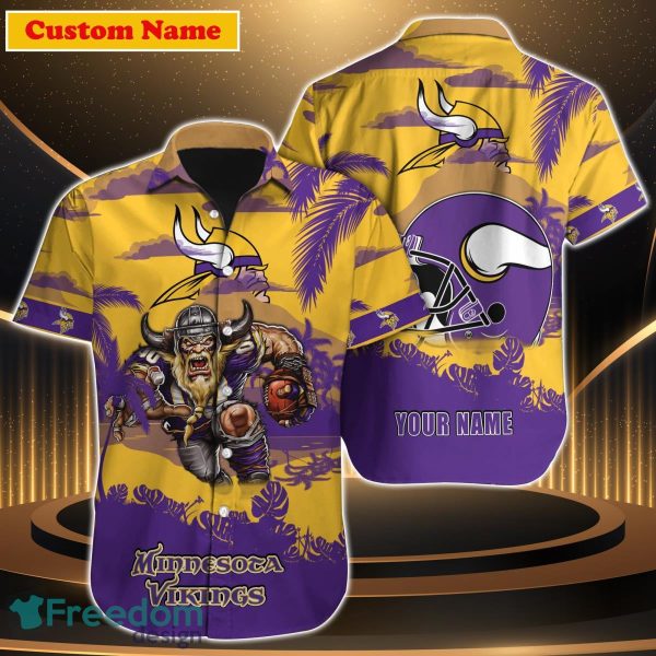 Minnesota Vikings NFL Custom Name Hawaiian Shirt For Men Women Best Gift For Real Fan