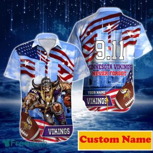 Minnesota Vikings NFL Custom Name Hawaiian Shirt For Men Women Style Gift For Real Fans