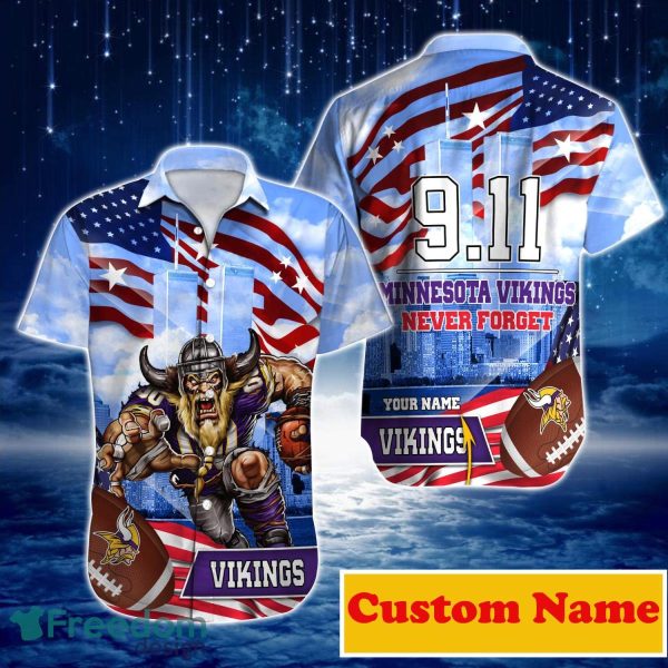 Minnesota Vikings NFL Custom Name Hawaiian Shirt For Men Women Style Gift For Real Fans