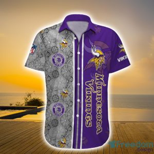 Minnesota Vikings NFL Custom Name Lemon Sketch Art Pattern Short Sleeve Hawaiian Shirt For Men And Women