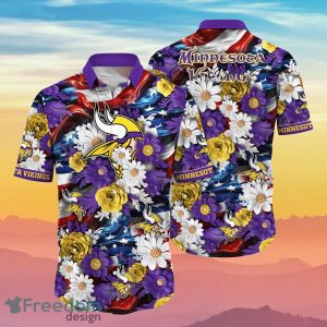 Minnesota Vikings NFL Hawaiian Shirt 4th Of July Independence Day Special Gift For Men And Women Fans