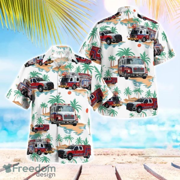 Miramar Fire-Rescue Hawaiian Shirt Beach Summer Gift